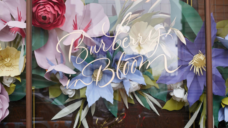「Burberry in Bloom」花店進駐台北