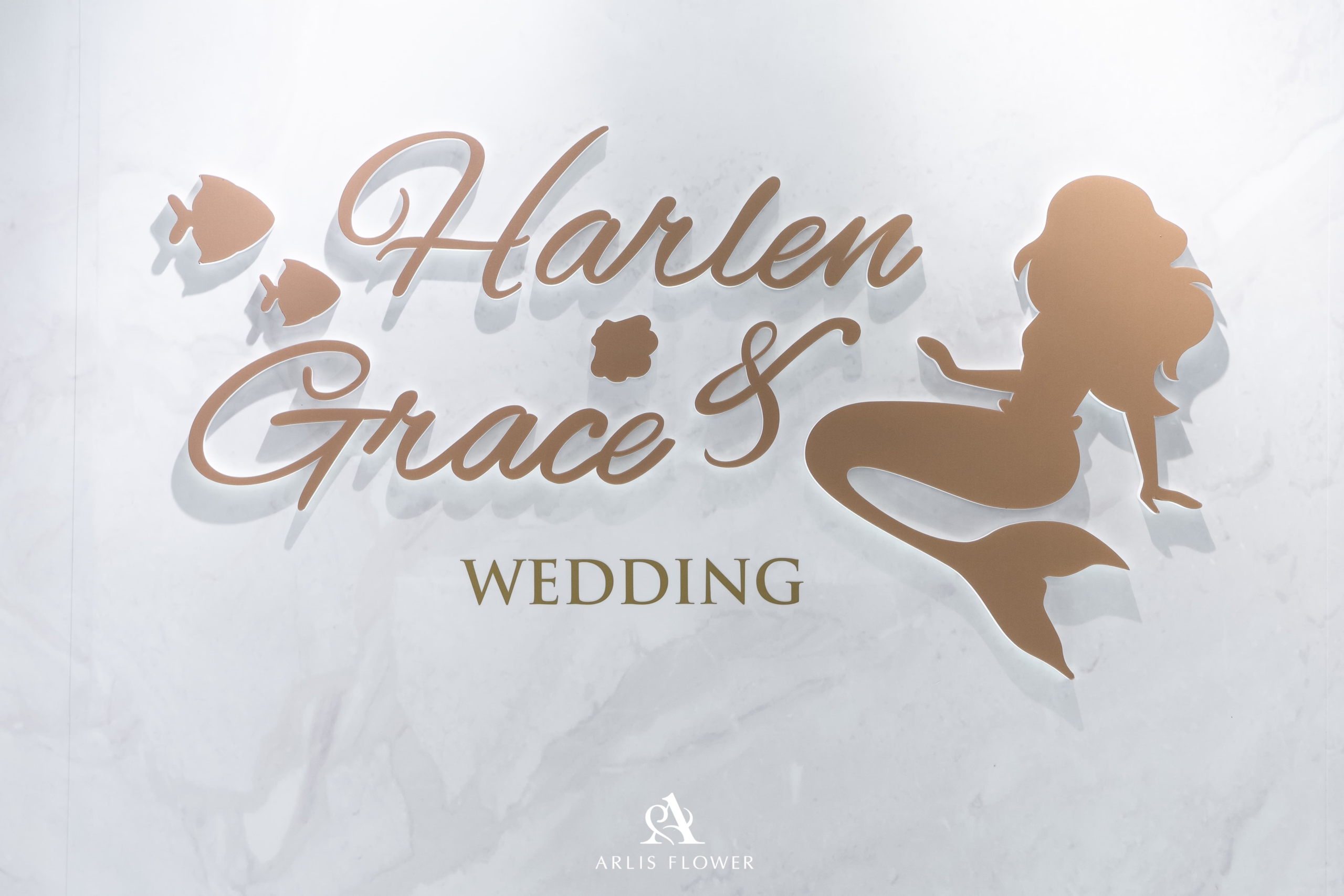 【台北婚佈】Harlen&amp;Grac迪士尼小美人魚婚禮｜台北翡麗詩莊園 綠蒂廳