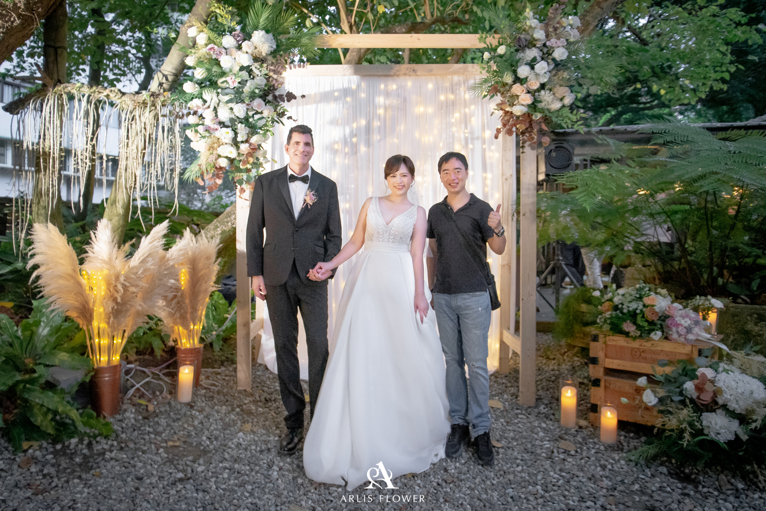 【台北婚佈】Glenn&Cindy|大院子西式田園婚禮佈置
